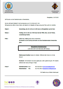 2. Invitatioun Summercamp Volant